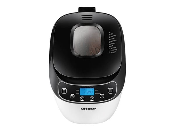 UNOLD BACKMEISTER DESIGN 68010 - Brødmaskin - 550 W - hvit/svart