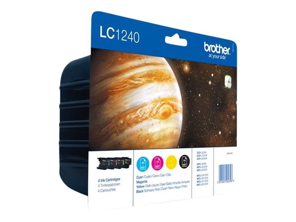 Brother LC1240VALBP, 600 sivua, 600 sivua, 4 kpl, Monipakkaus