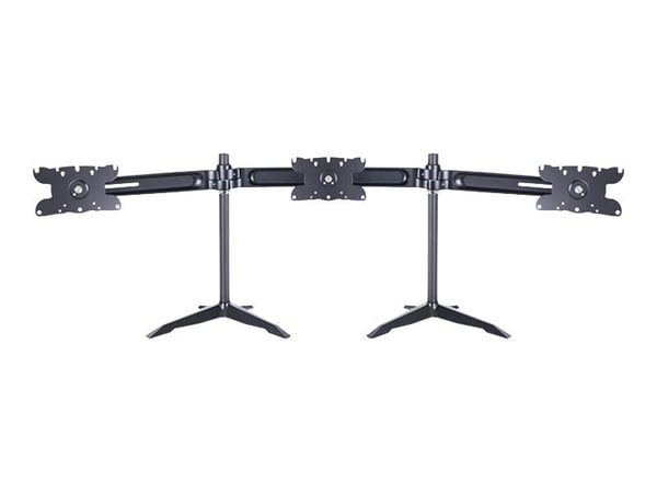 Multibrackets M VESA Desktopmount Triple Stand - Monteringssats (arm för montering av tre skärmar) - för 3 LCD-bildskärmar - plast, aluminium, stål...
