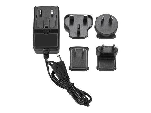 StarTech DC Power Adapter - 12V, 2A - Universal Replacement Power Adapter (NA, EU, UK, AU) (SVA12M2NEUA) - Strømadapter - AC 100-240 V - for P/N: R...
