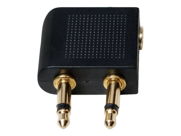 LogiLink - Fly-audioadapter - mono-ministik (han) til mini-telefonstereo 3,5 mm (hun)