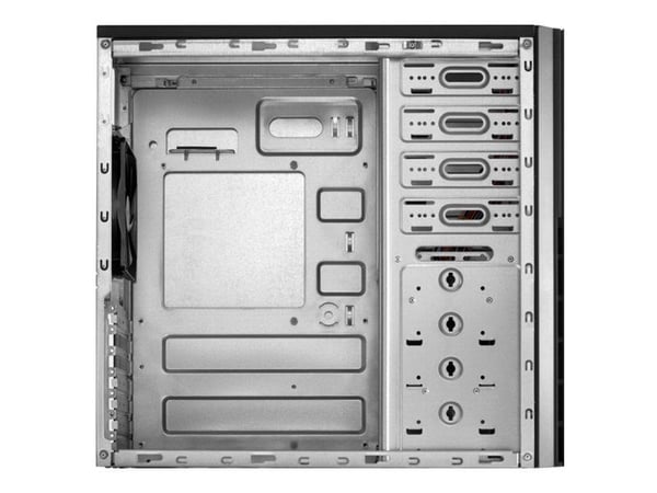 Antec New Solution VSK-4000E - Tower - ATX - ingen strømforsyning - svart - USB/lyd