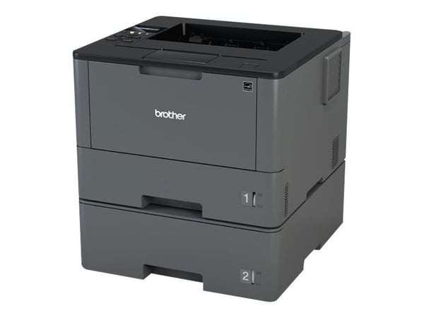 Brother HL-L5100DNT - Skrivare - svartvit - Duplex - laser - A4/Legal - 1200 x 1200 dpi - upp till 40 sidor/minut - kapacitet: 820 ark - USB 2.0, LAN