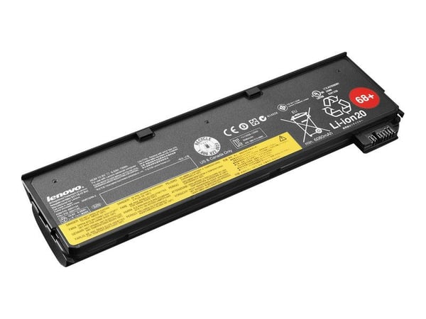 Lenovo ThinkPad Battery 68+ - Batteri til bærbar PC - litiumion - 6-cellers - 6600 mAh - FRU - for ThinkPad L450; L460; L470; P50s; T440; T440s; T4...