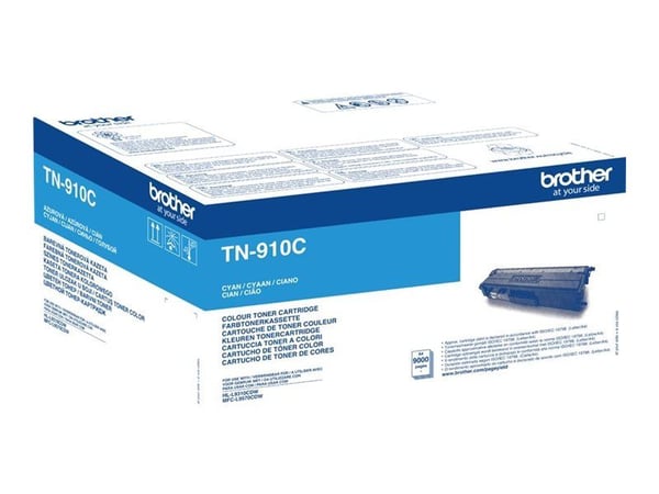 Brother TN910C - Ultra Jumbo - cyan - original - tonerpatron - for Brother HL-L9300, HL-L9310, MFC-L9570