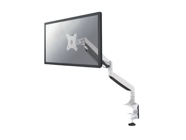 Neomounts NM-D750 - Monteringssett - full bevegelse - for LCD-skjerm - hvit - skjermstørrelse: 10"-32" - klemmemonterbar, malje, skrivebordsmonterbar