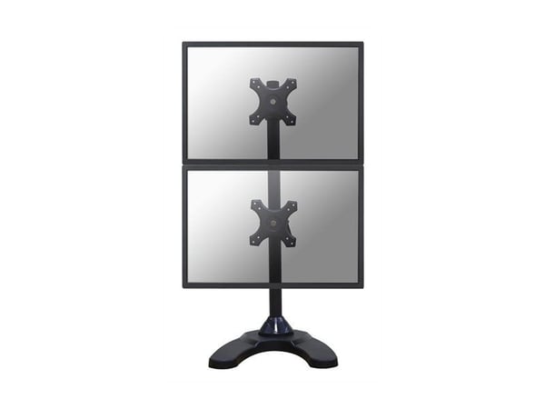 Neomounts FPMA-D700DDV - Stativ - full bevegelse - for 2 LCD-skjermer - svart - skjermstørrelse: 10"-27" - skrivebordsstativ, malje, skrivebordsmon...