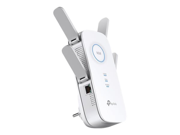 TP-Link AC2600 Wi-Fi Range Extender RE650 - Rekkeviddeutvider for Wi-Fi - 1GbE - Wi-Fi 5 - 2.4 GHz, 5 GHz