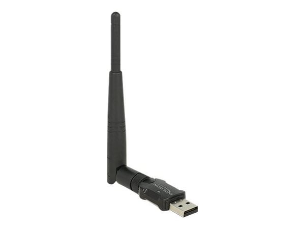 Delock USB 2.0 Dual Band WLAN ac/a/b/g/n Stick - Nettverksadapter - USB 2.0 - Wi-Fi 5 - svart