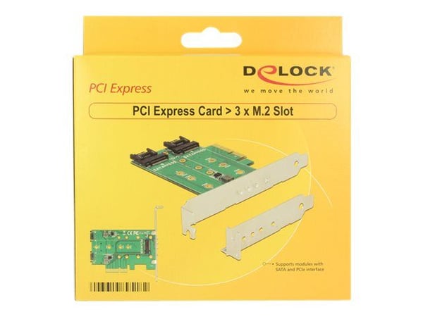 PCIE X4 > 3X M.2 LOW PROFILE FORM FAKTOR