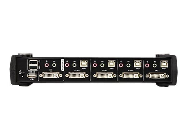 ATEN CubiQ CS1764A - KVM / lydsvitsj - 4 x KVM/lyd - 1 lokalbruker - stasjonær