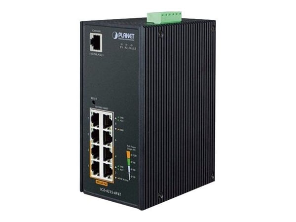 PLANET IGS-4215-4P4T, Hallittu, L2/L4, Gigabit Ethernet (10/100/1000), Power over Ethernet -tuki, Seinäkiinnitteinen