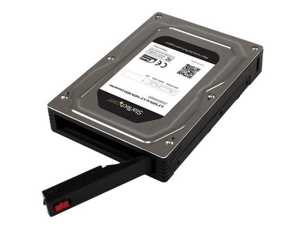 Startech 2.5" to 3.5" SATA HDD/SSD Adapter Enclosure - External Hard Drive Converter with HDD/SSD Height up to 12.5mm (25SAT35HDD) - Drevkabinett -...