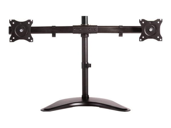 Neomounts NM-D335D - Stativ - full bevegelse - for 2 LCD-skjermer - svart - skjermstørrelse: 10"-27" - skrivebordsstativ, klemmemonterbar, malje, s...