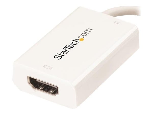 StarTech.com CDP2HDUCPW, USB Type-C, HDMI-lähtö, 3840 x 2160 pikseliä
