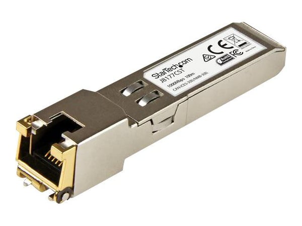 StarTech.com HPE J8177C-kompatibel SFP-modul, 1000BASE-T, SFP til RJ45 Cat6/Cat5e, 1GE Gigabit Ethernet SFP, RJ-45 (Kobber) 100m, HPE 1810, 1820, 2...