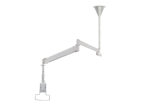 Neomounts FPMA-HAC100 - Brakett - full bevegelse - for LCD-skjerm - medisinsk - hvit - skjermstørrelse: 10"-24" - takmonterbar