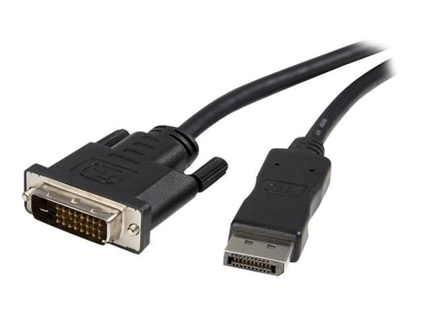 StarTech 10 ft DisplayPort to DVI Video Adapter Converter Cable - M/M (DP2DVIMM10) - DisplayPort-kabel - DisplayPort (hann) til DVI-D (hann) - 3 m ...