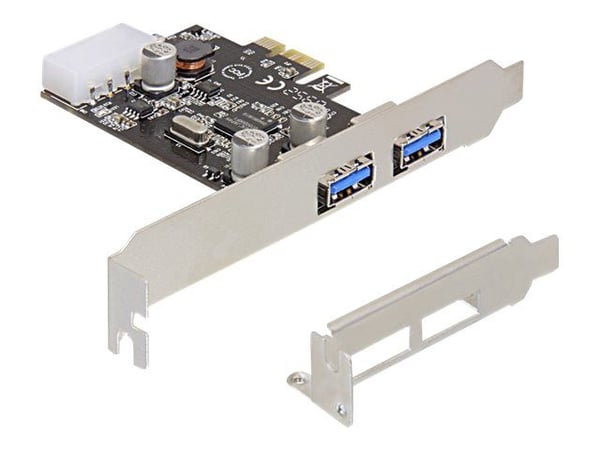 Delock - USB-sovitin - PCIe - USB 3.2 Gen 1 x 2 - USB 3.2 Gen 1 x 2