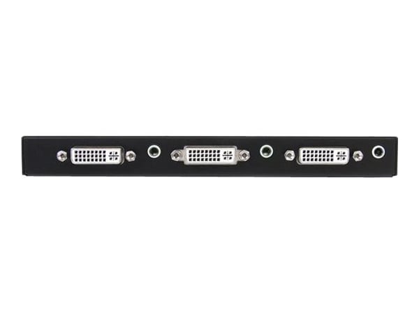 StarTech.com ST122DVIA, DVI, 2x DVI, 1920 x 1200 pikseliä, Musta, Alumiini, 10 m