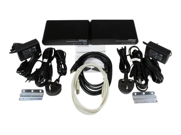 Startech 330ft (100m) USB HDMI over CAT5e / CAT6 KVM Extender - 1080p Uncompressed HD Video - IT Grade KVM Console Extender for PC (SV565UTPHDU) - ...