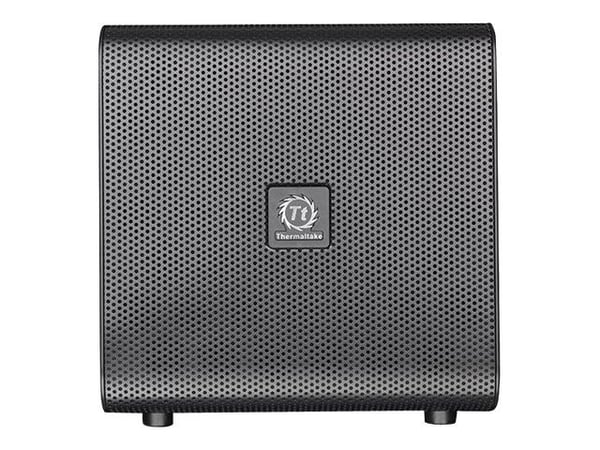 Thermaltake Core V21 - Tower - micro ATX - sidepanel med vindu - ingen strømforsyning (PS/2) - svart - USB/lyd