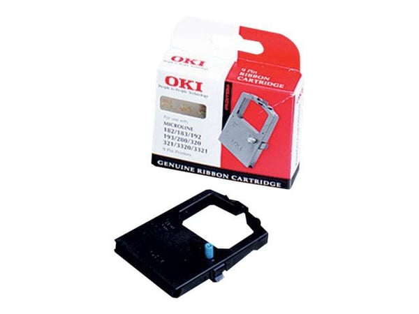 OKI - Svart - skriverbånd - for OKI ML280; Microline 182, 183, 192, 193, 280, 280eco, 320, 321, 3320, 3321