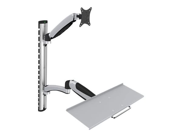 DIGITUS DA-90354 - Monteringssett (veggmontering, tastaturarm, skjermarm) - for LCD-skjerm / tastatur - skjermstørrelse: 17"-27"