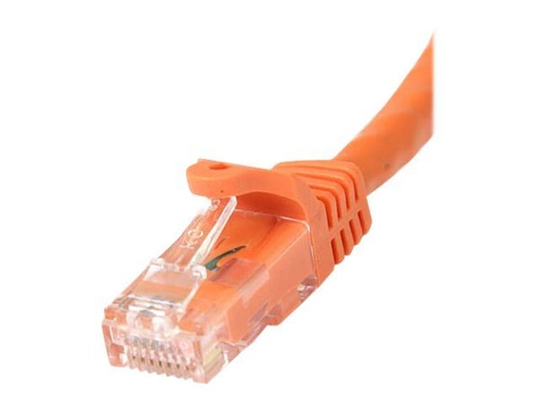 StarTech.com N6PATC10MOR, 10 m, Cat6, U/UTP (UTP), RJ-45, RJ-45, Oranssi