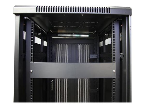 Startech 2U Blanking Panel - Steel Rack Mount Filler Panel - for 19in Server Rack Enclosure or Cabinet - Black Rack Panel (BLANKB2) - Tomt panel - ...