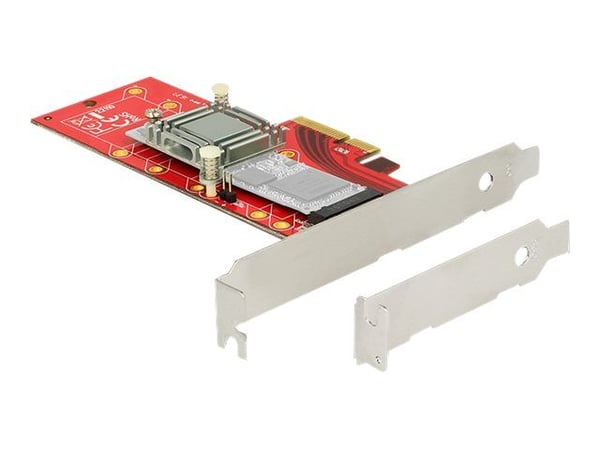 Delock PCI Express x4 Card > 1 x internal NVMe M.2 Key M 110 mm with heat sink - Diskkontroller - 1 Kanal - M.2 Card - PCIe 3.0 x4