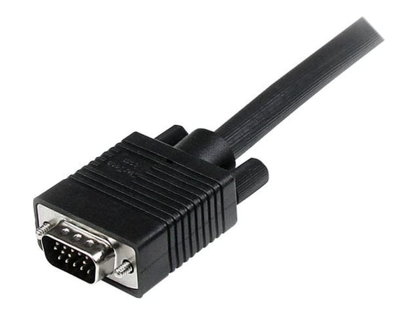 StarTech 25m Coax High Resolution Monitor VGA Cable HD15 M/M - VGA-kabel - HD-15 (VGA) (hann) til HD-15 (VGA) (hann) - 25 m - formstøpt - svart