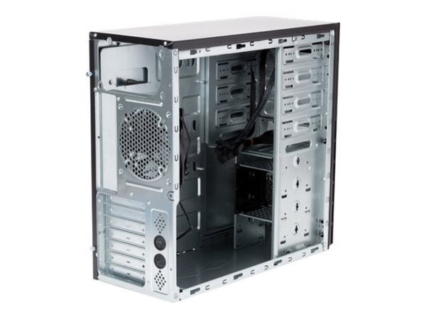 Antec New Solution VSK-4000E - Tower - ATX - ingen strømforsyning - svart - USB/lyd