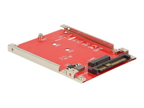 Delock Converter U.2 Mini SAS HD SFF-8639 > M.2 Key M PCIe med 2,5" ramme 7 mm (62725)