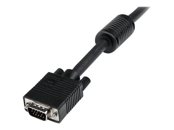 StarTech 25m Coax High Resolution Monitor VGA Cable HD15 M/M - VGA-kabel - HD-15 (VGA) (hann) til HD-15 (VGA) (hann) - 25 m - formstøpt - svart