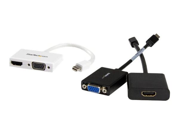 StarTech Mini DisplayPort to HDMI and VGA Adapter - Mini DisplayPort Multiport Hub for Your HDMI or VGA Monitor / Display (MDP2HDVGAW) - Videokonve... StarTech Mini DisplayPort to HDMI and VGA Adapter - Mini DisplayPort Multiport Hub for Your HDMI or VGA Monitor / Display (MDP2HDVGAW) - Videokonve...