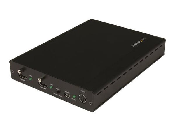 Startech 3 Way HDMI Splitter - HDBaseT Extender Kit w/ 3 Receivers - 1x3 HDMI over CAT5e / CAT6 Splitter - 3 Port HDBaseT HDMI Extender - Up to 4K ...