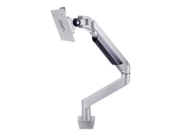 Multibrackets M VESA Gas Lift Arm Single - Monteringssett (leddarm, skrivebordsklemmemontering) - for LCD-skjerm - aluminium - sølv - skjermstørrel...