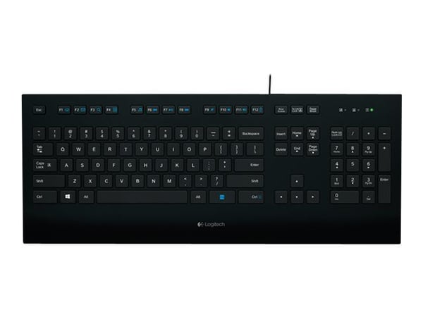 Logitech Corded K280e - Tastatur - USB - Nordisk