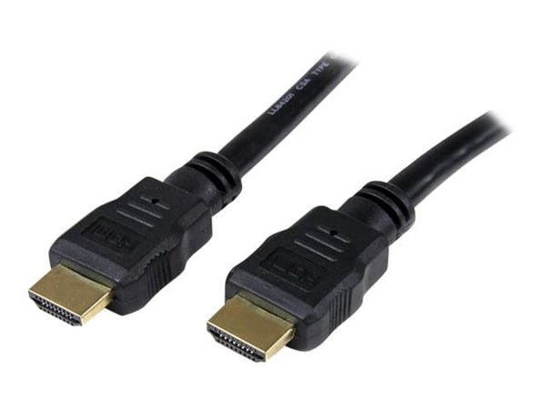 Startech 0.3m 1ft Short High Speed HDMI Cable - Ultra HD 4k x 2k HDMI Cable - HDMI M/M - 30cm HDMI 1.4 Cable - Audio/Video Gold-Plated (HDMM30CM) -...