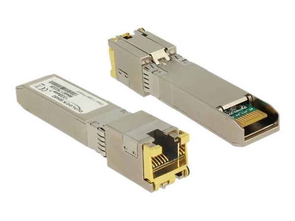 Delock - SFP+ sändar/mottagarmodul - 10GbE - 10GBase-T - RJ-45