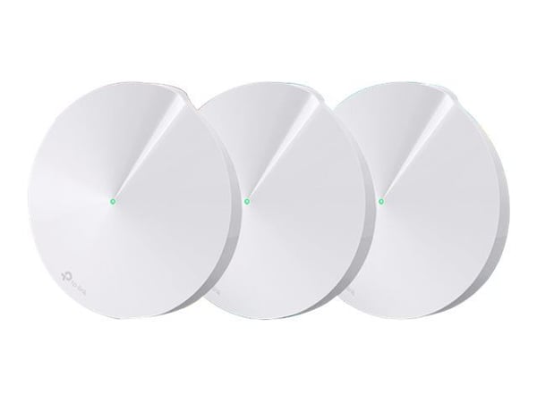 TP-Link DECO M5 - Wi-Fi-system - inntil 4500 kvadratfot - maske 1GbE - Wi-Fi 5 - Dobbeltbånd (en pakke 3)