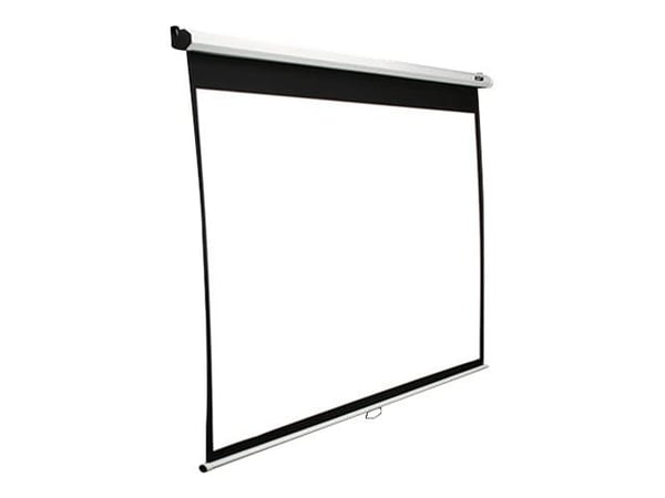 Elite Screens Manual Series M135XWV2 - Projeksjonsskjerm - takmonterbar, veggmonterbar - 135" (343 cm) - 4:3 - MaxWhite - hvit