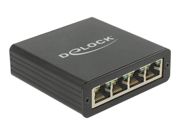 Delock Adapter USB 3.0 > 4 x Gigabit LAN - Nettverksadapter - USB 3.0 - Gigabit Ethernet x 4
