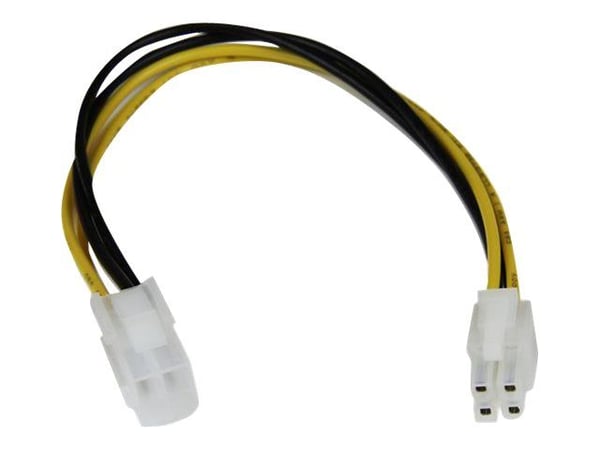 StarTech 8in ATX12V 4 Pin P4 CPU Power Extension Cable - M/F - Power extension cable - 4 pin ATX12V (M) to 4 pin ATX12V (F) - 7.9 in - ATXP4EXT - S...