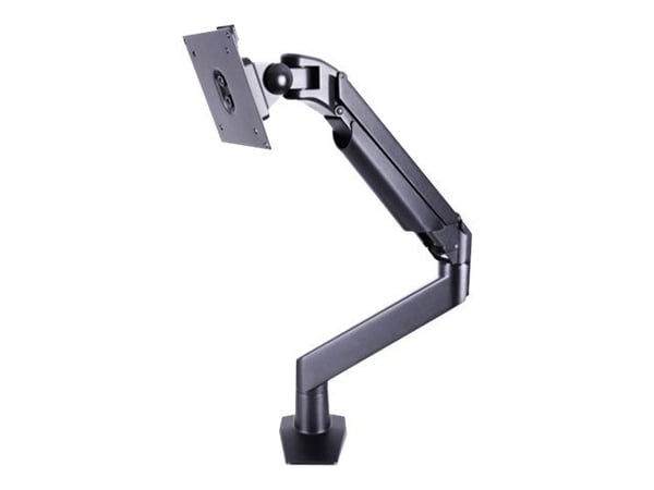Multibrackets M VESA Gas Lift Arm Single - Monteringssett (leddarm, skrivebordsklemmemontering) - for LCD-skjerm - aluminium - svart