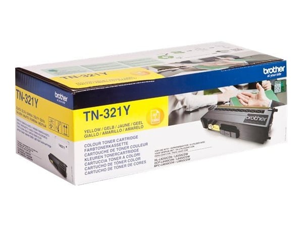 Brother TN-321Y, 1500 sivua, Keltainen, 1 kpl