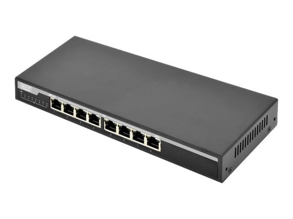 Digitus DN-95340, Hallitsematon, Gigabit Ethernet (10/100/1000), Power over Ethernet -tuki