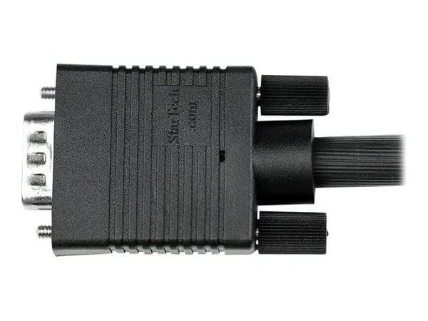 StarTech 2m Coax High Resolution Monitor VGA Video Cable HD15 M/M - VGA-kabel - HD-15 (VGA) (hann) til HD-15 (VGA) (hann) - 2 m - formstøpt - svart