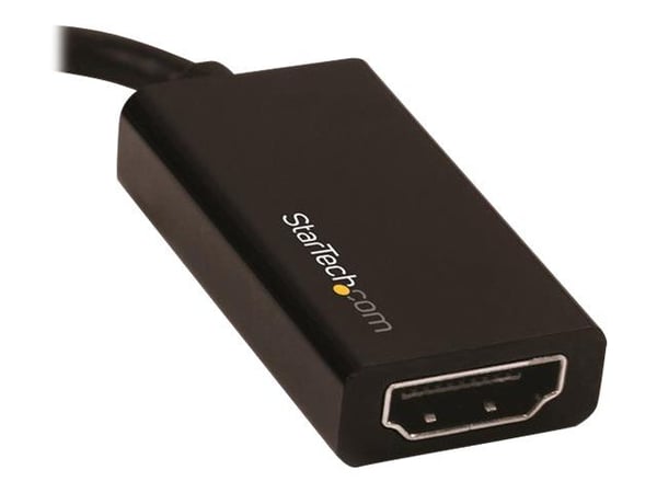 StarTech.com Mini DisplayPort til HDMI-adapter - 4K mDP til HDMI-konverter - UHD 4K 60Hz (MDP2HD4K60S) - Videotransformator - DisplayPort - HDMI